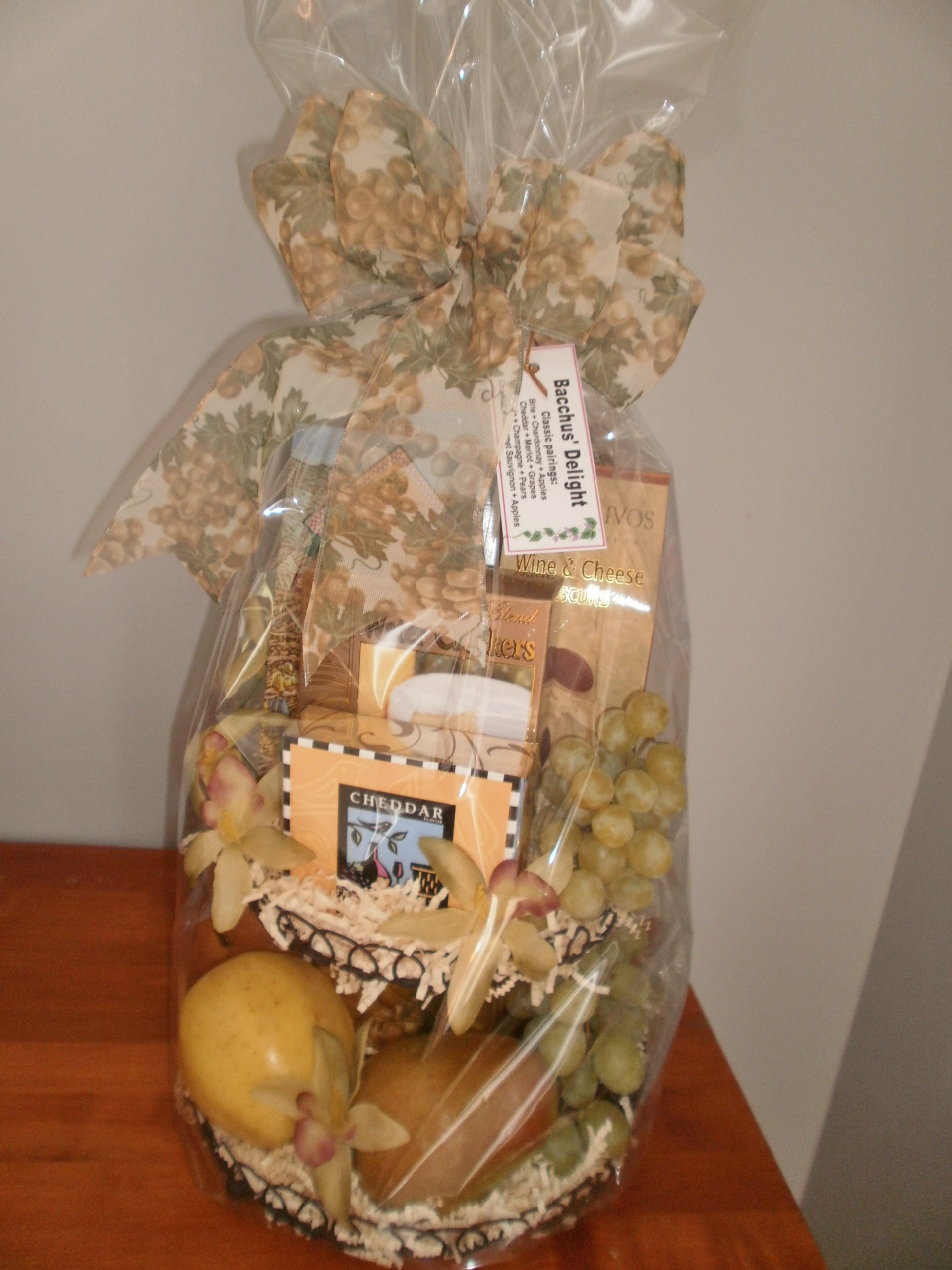 Wine gift baskets by O'Goodies
